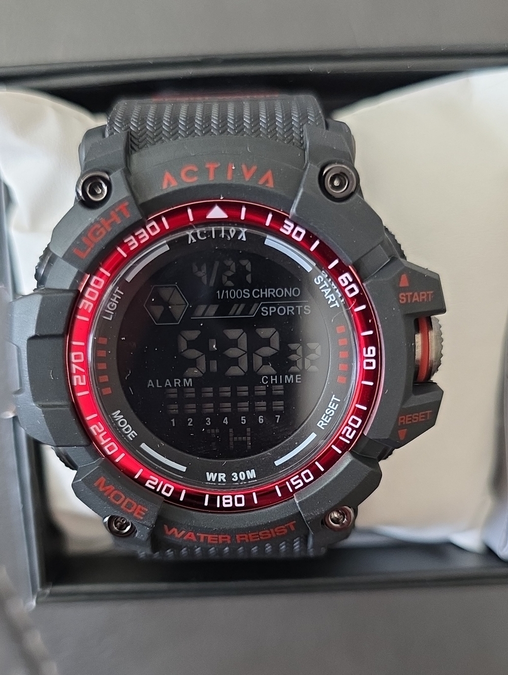 592.  Activa X Invicta 56mm Digital Watch ACW8020-015